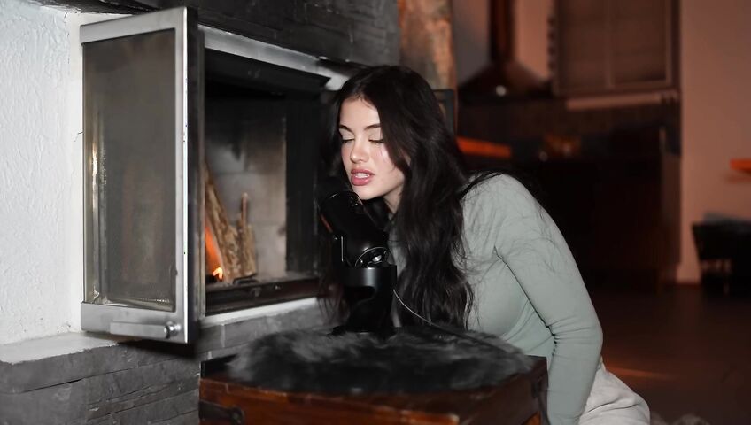 asmr come relax by the fireplace...