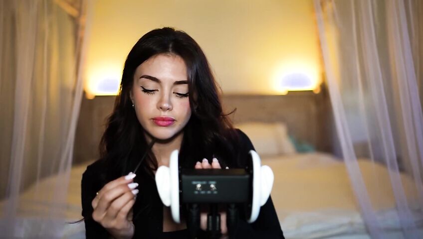 asmr girlfriend gives you an ear exam…