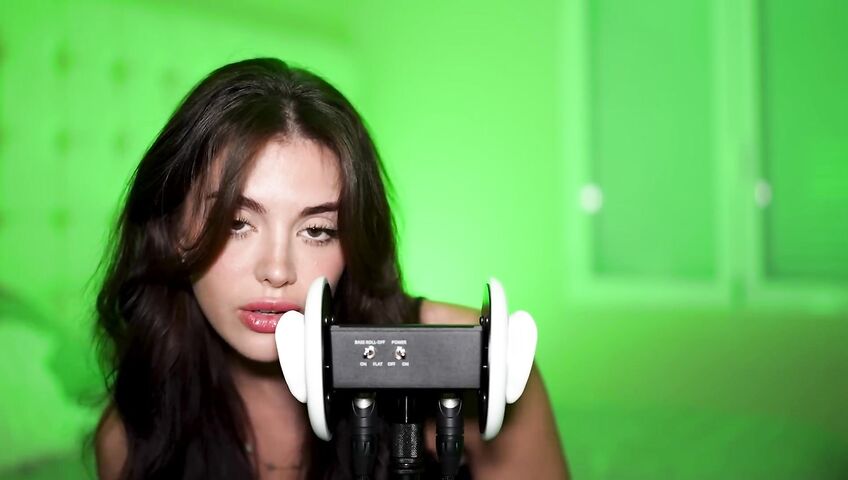 my first asmr video with the 3dio mic...