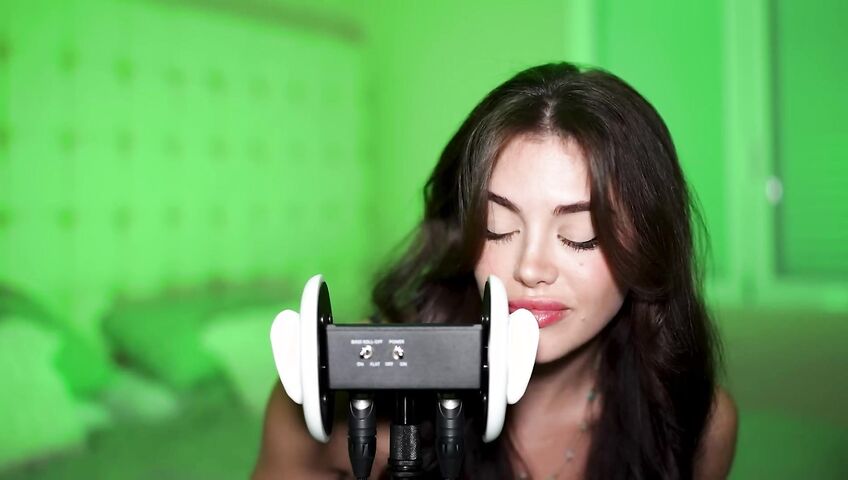 my first asmr video with the 3dio mic...