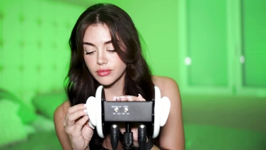 my first asmr video with the 3dio mic...