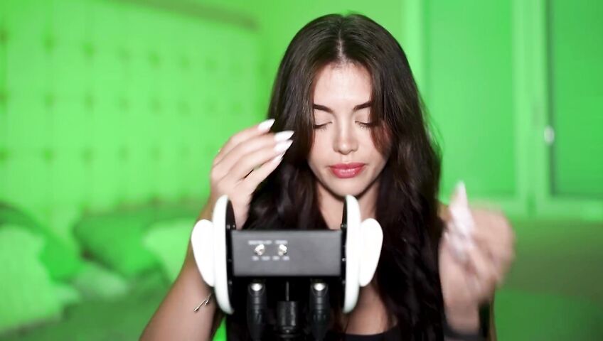 my first asmr video with the 3dio mic...