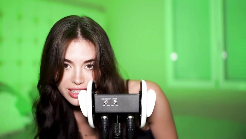 my first asmr video with the 3dio mic...