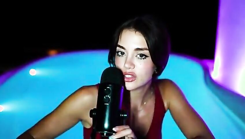 asmr girlfriend takes you to the hot tub... (emily black)