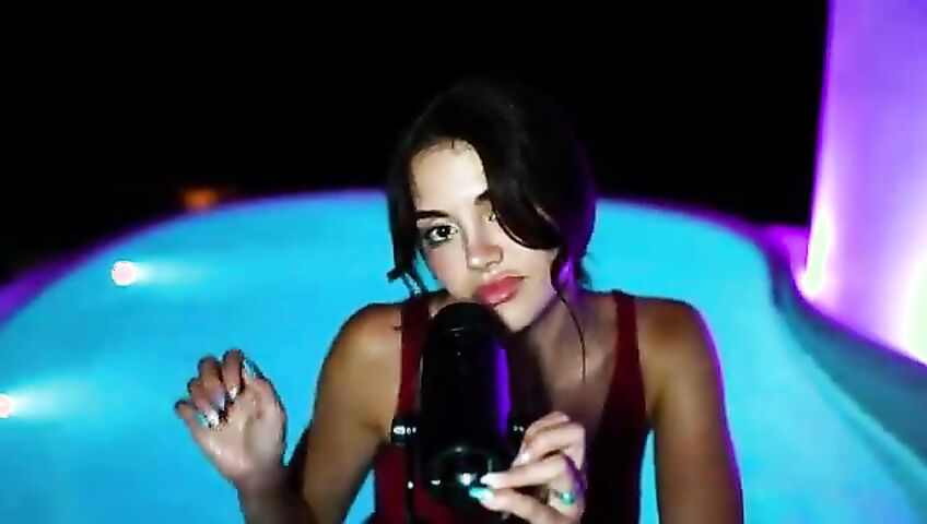 asmr girlfriend takes you to the hot tub... (emily black)