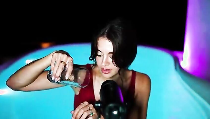 asmr girlfriend takes you to the hot tub... (emily black)