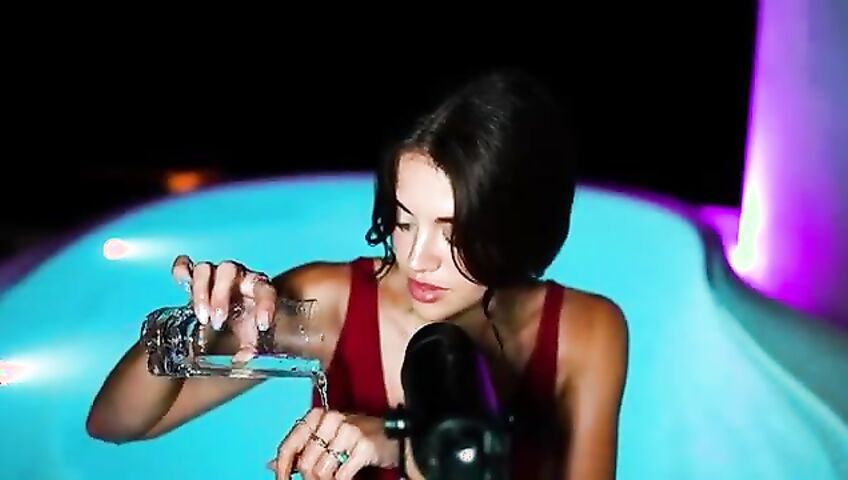 asmr girlfriend takes you to the hot tub... (emily black)