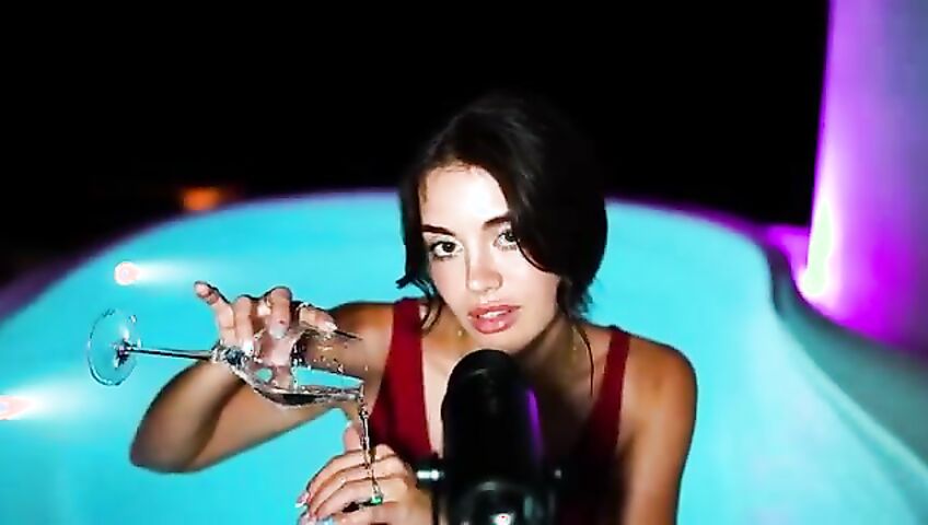 asmr girlfriend takes you to the hot tub... (emily black)