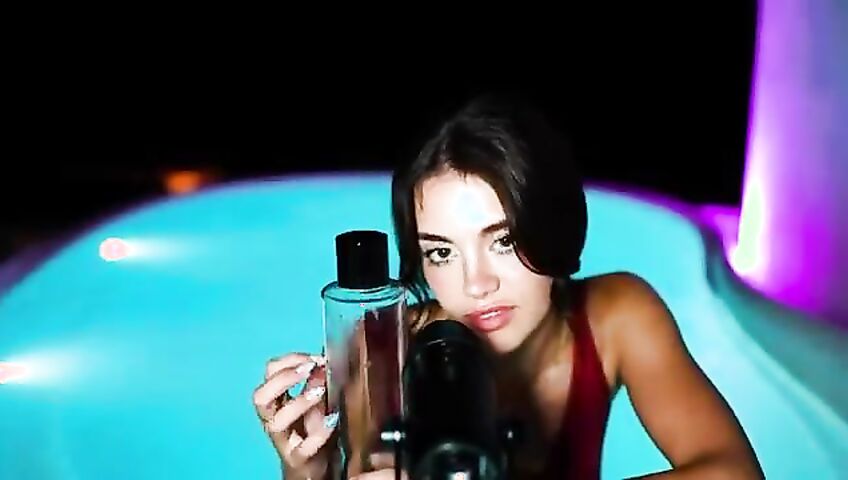 asmr girlfriend takes you to the hot tub... (emily black)