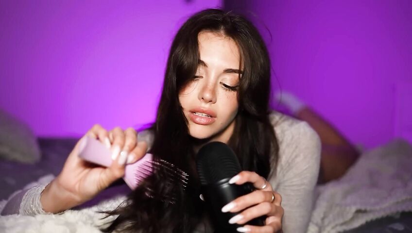 asmr girlfriend comforts you to sleep... (emily black)