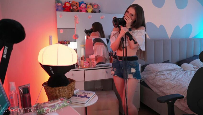 Tangerin ASMR - 11 March 2026 - Ear Licking (Standing ⧸ Slow ⧸ Flat ⧸ Close) & Eye Contact