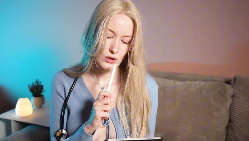 Emily ASMR - Flirty Nurse Won’t Stop Touching You ASMR Roleplay