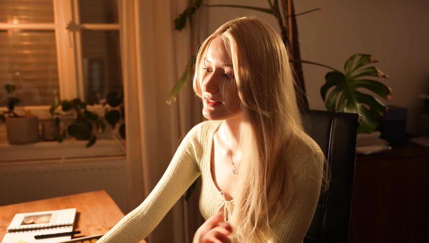 Emily ASMR - POV: Library Crush Flirts With You Instead Of Studying ASMR Roleplay