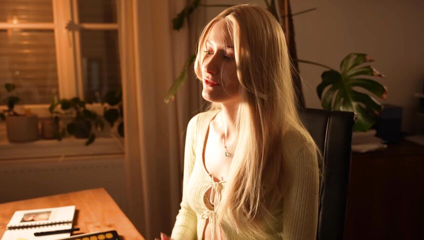 Emily ASMR - POV: Library Crush Flirts With You Instead Of Studying ASMR Roleplay