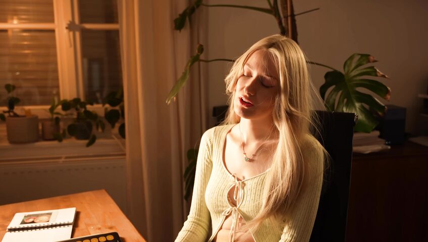 Emily ASMR - POV: Library Crush Flirts With You Instead Of Studying ASMR Roleplay