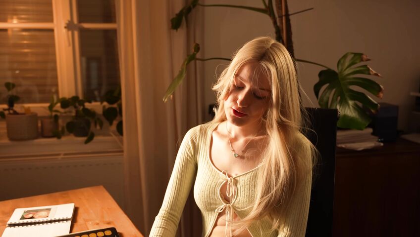 Emily ASMR - POV: Library Crush Flirts With You Instead Of Studying ASMR Roleplay