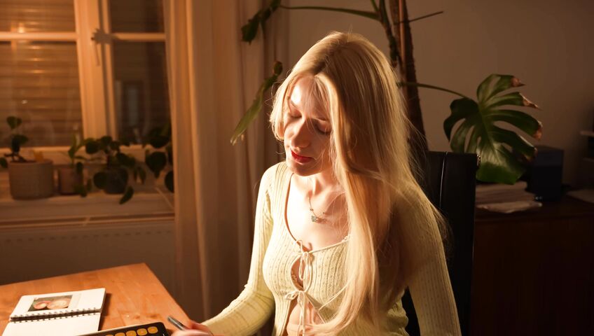 Emily ASMR - POV: Library Crush Flirts With You Instead Of Studying ASMR Roleplay