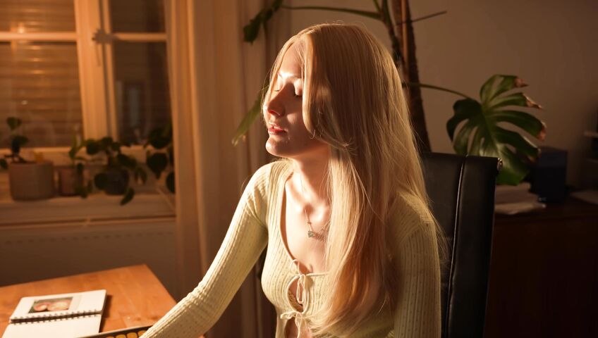 Emily ASMR - POV: Library Crush Flirts With You Instead Of Studying ASMR Roleplay