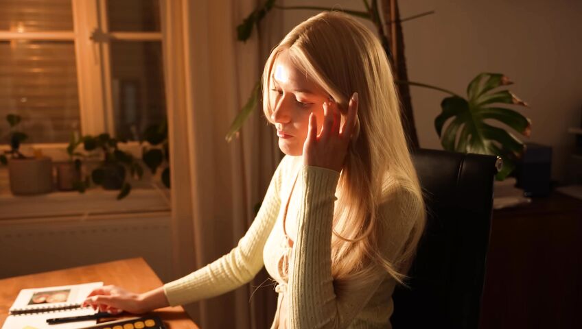 Emily ASMR - POV: Library Crush Flirts With You Instead Of Studying ASMR Roleplay