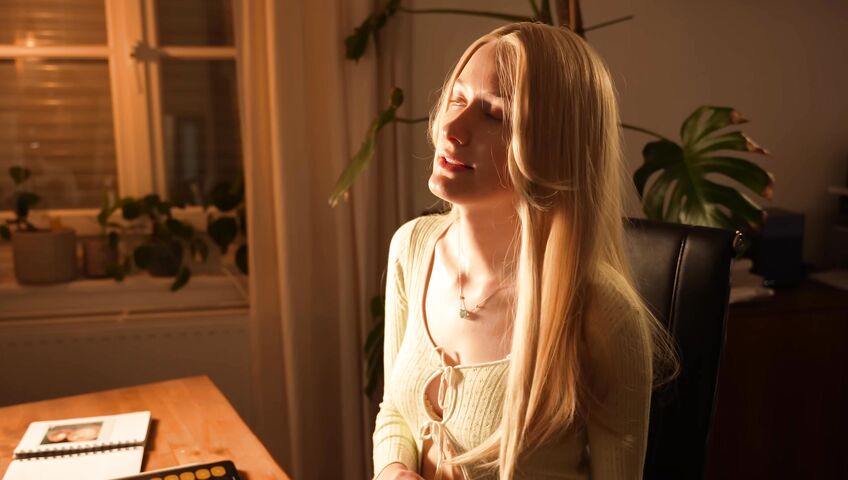 Emily ASMR - POV: Library Crush Flirts With You Instead Of Studying ASMR Roleplay