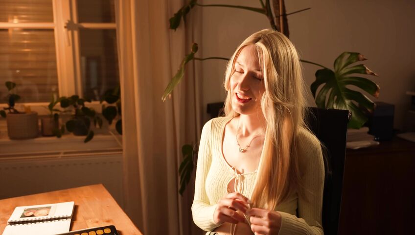 Emily ASMR - POV: Library Crush Flirts With You Instead Of Studying ASMR Roleplay