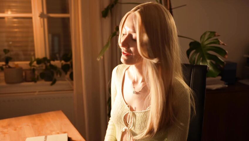 Emily ASMR - POV: Library Crush Flirts With You Instead Of Studying ASMR Roleplay