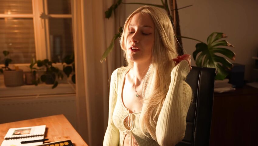 Emily ASMR - POV: Library Crush Flirts With You Instead Of Studying ASMR Roleplay