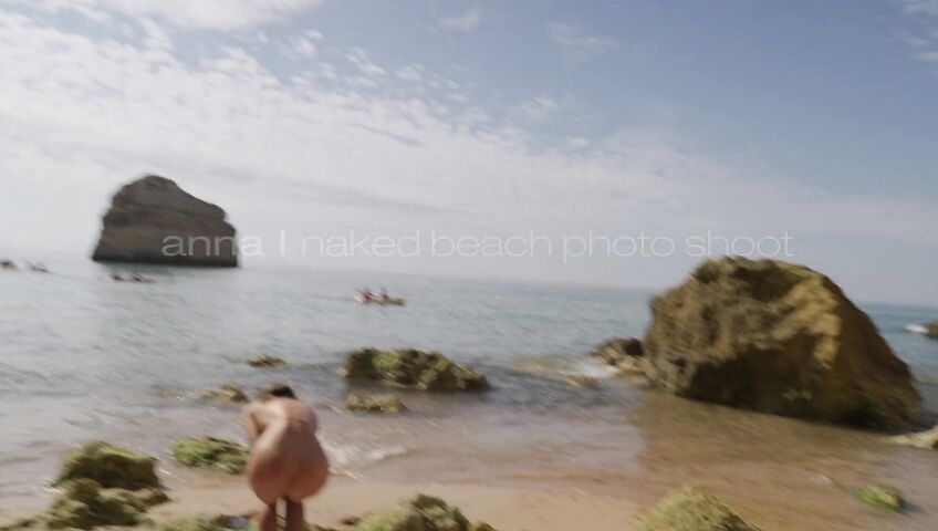 Anna Ralphs - Naked Beach Photoshoot in HD