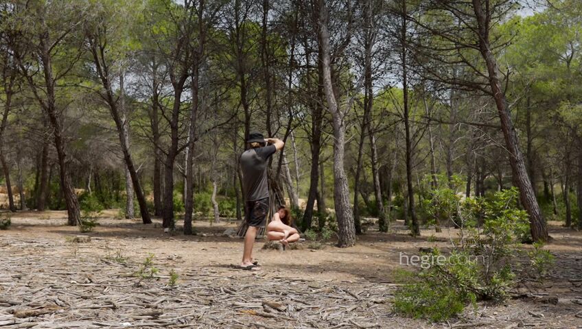 Anna Ralphs - Naked Forest Nymph Shoot