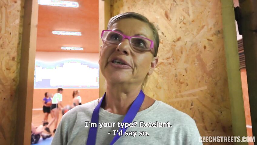 Czech Streets E138A - Petra - Horny PE Teacher