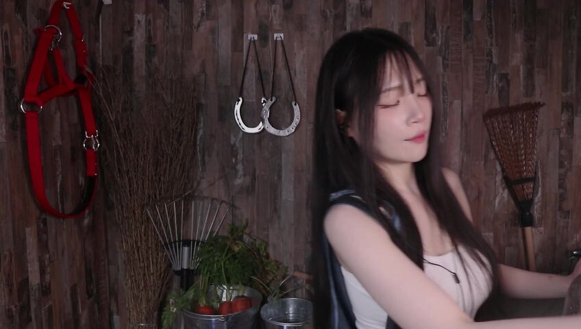 [ASMR]nara - 12 March 2026 - A Peaceful Stable Roleplay with Only the Sound of Brushing a Horse’s Coat​