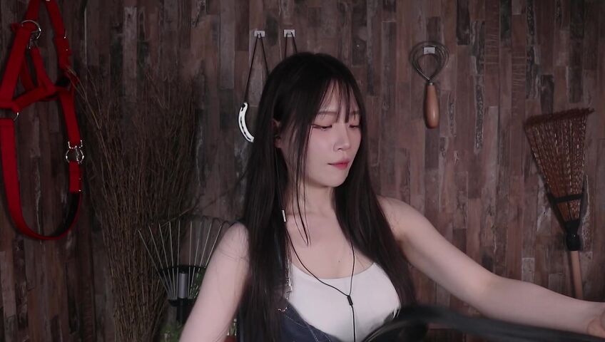 [ASMR]nara - 12 March 2026 - A Peaceful Stable Roleplay with Only the Sound of Brushing a Horse’s Coat​