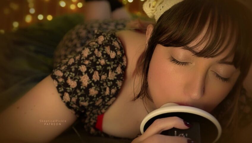 SkepticalPickle ASMR - Milk Maid Dress, and Silly Whispering & Licking (platinum)