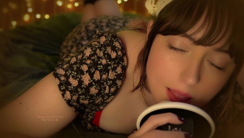 SkepticalPickle ASMR - Milk Maid Dress, and Silly Whispering & Licking (platinum)