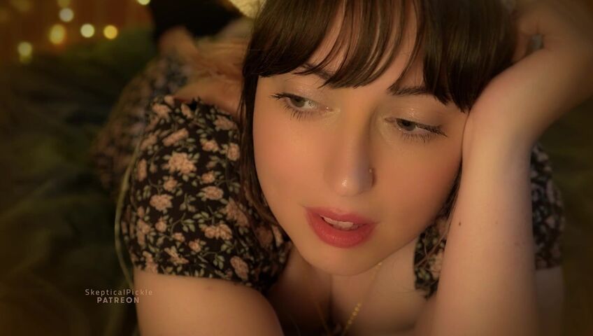SkepticalPickle ASMR - Milk Maid Dress, and Silly Whispering & Licking (platinum)