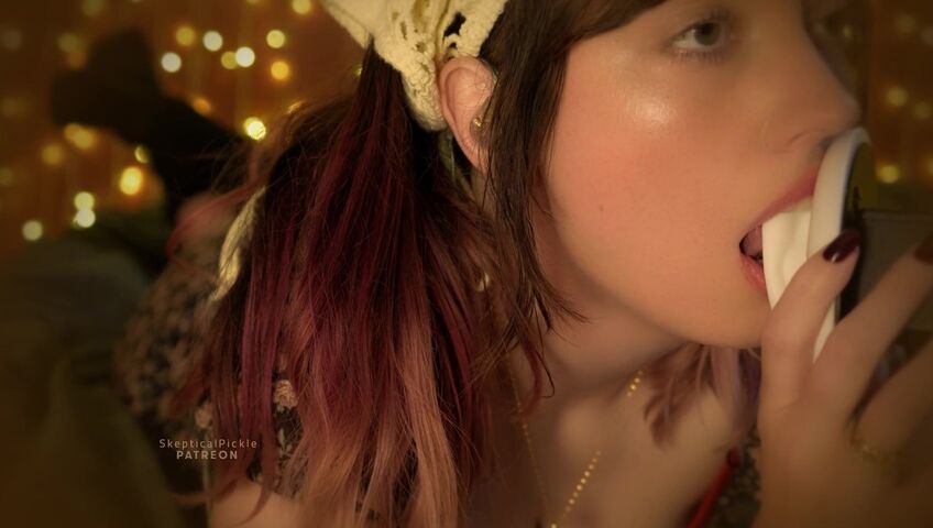 SkepticalPickle ASMR - Milk Maid Dress, and Silly Whispering & Licking (platinum)