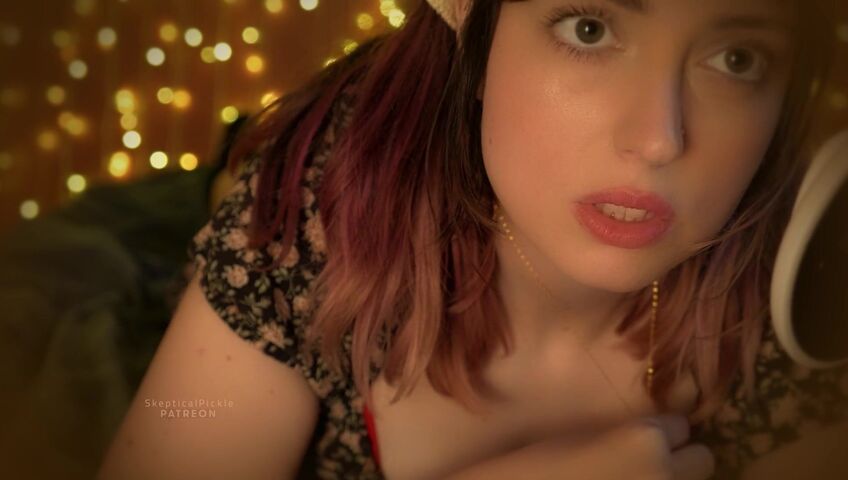 SkepticalPickle ASMR - Milk Maid Dress, and Silly Whispering & Licking (platinum)