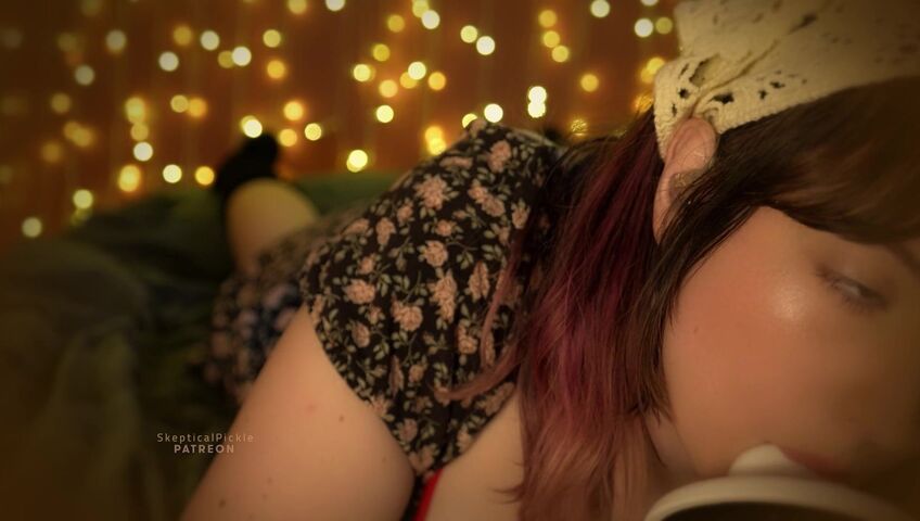 SkepticalPickle ASMR - Milk Maid Dress, and Silly Whispering & Licking (platinum)