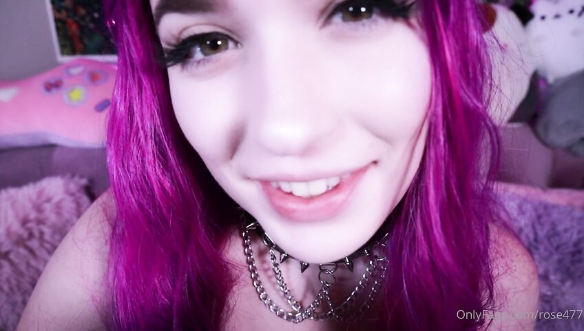 Rose ASMR - Titties tease and kisses and dildo licking