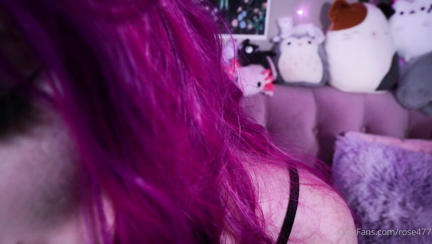 Rose ASMR - Titties tease and kisses and dildo licking