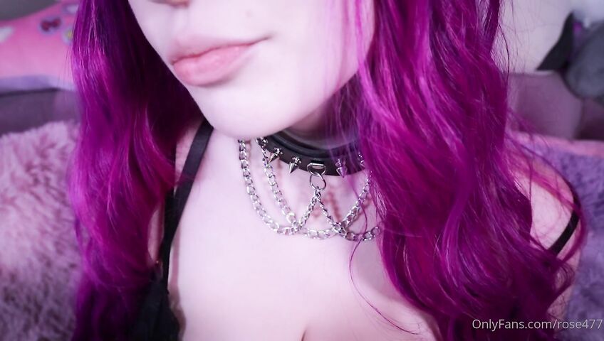 Rose ASMR - Titties tease and kisses and dildo licking