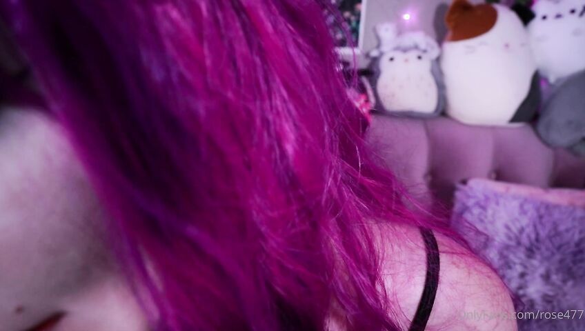 Rose ASMR - Titties tease and kisses and dildo licking