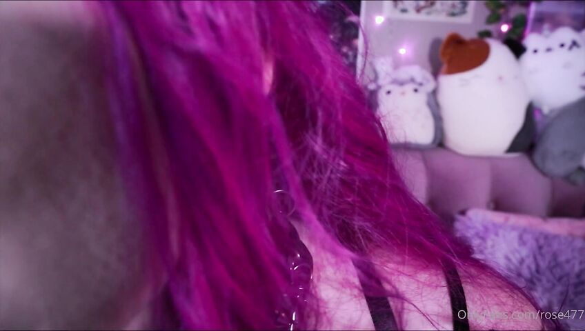 Rose ASMR - Titties tease and kisses and dildo licking