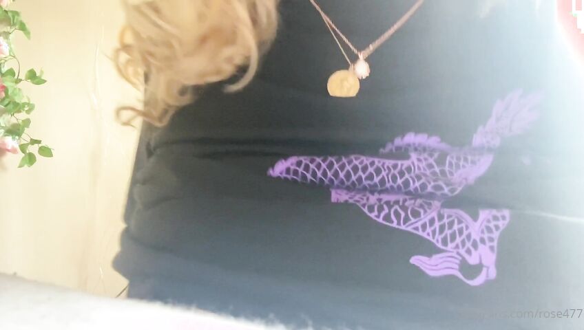 Rose ASMR - Big titties teasing in black lacy bra