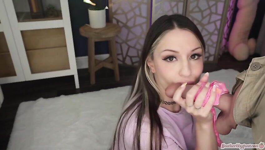 Heatherbby Caught Step Bro Jerking Off With My Panties