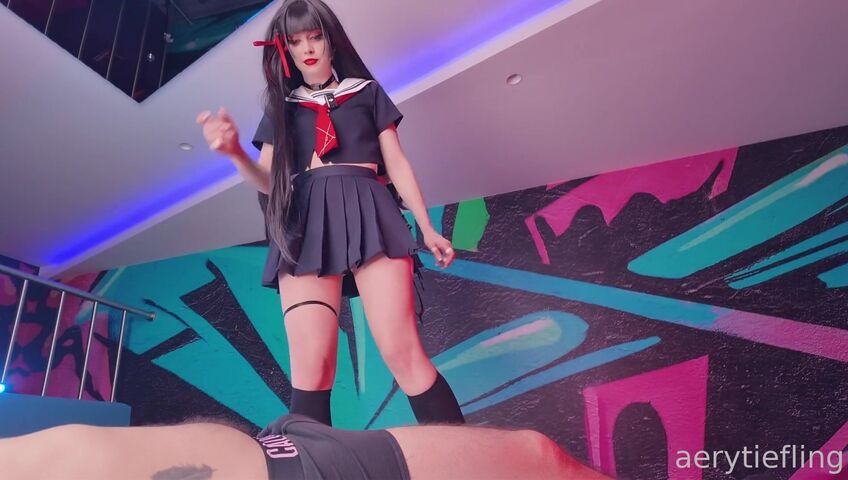 Aery Tiefling - Chisa Cosplay Footjob