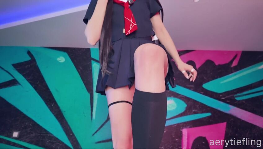 Aery Tiefling - Chisa Cosplay Footjob