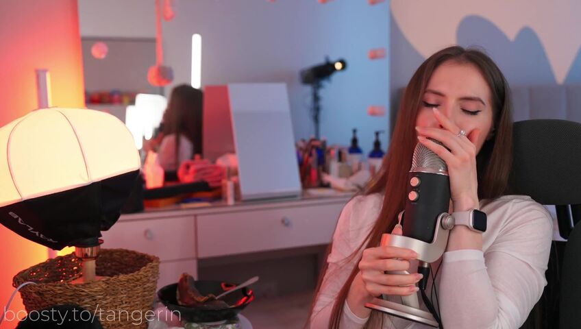 Tangerin - Soft Ear Licking (Close / Slow / Standing / Intense)