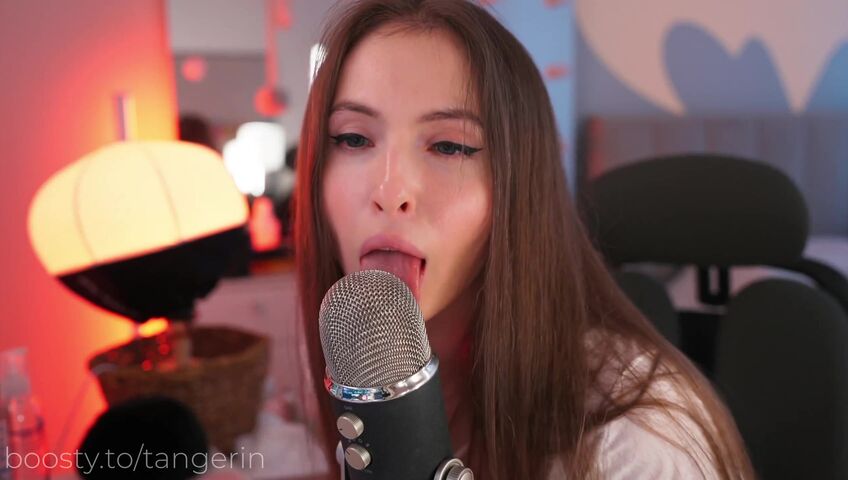 Tangerin - Soft Ear Licking (Close / Slow / Standing / Intense)