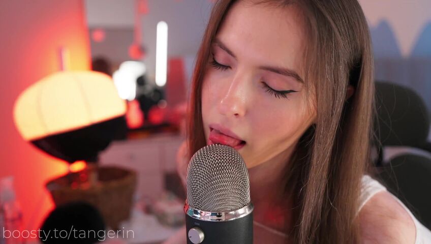 Tangerin - Soft Ear Licking (Close / Slow / Standing / Intense)